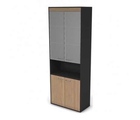 Шкаф с нишей комбинированный, высокий без замка Loft Defo, Matrix New