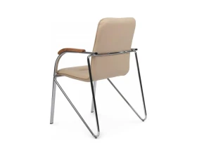 Стул Самба с деревянными подлокотниками SMB-02H Хром гальв. images