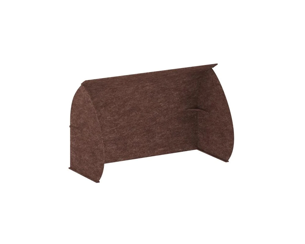 Кабина настольная скругленная на стол VE.KB2-118.6 1180x600x1000 Акустикс / AcustiX