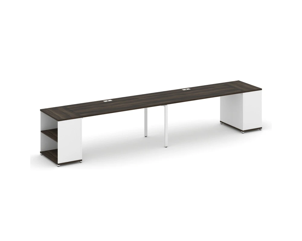 Рабочая станция с опорными стеллажами CN.ORS-204 4000x720x750 Концепт / Concept