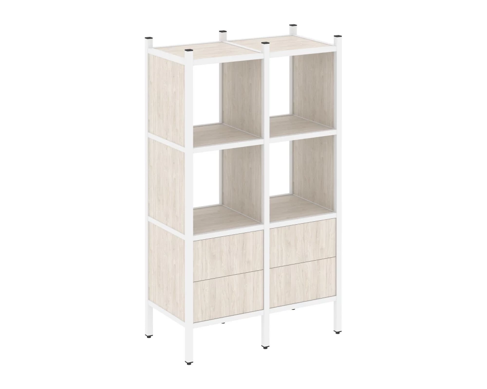 Прямой стеллаж L-03 862x446x1458 Loft