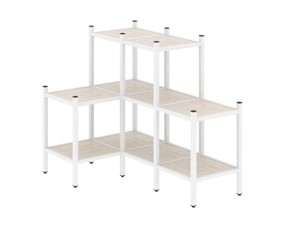 Угловой внутренний стеллаж L-37 862x1278x1047 Loft