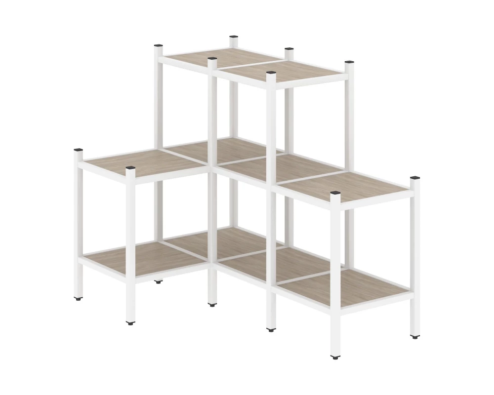 Угловой внутренний стеллаж L-37 862x1278x1047 Loft