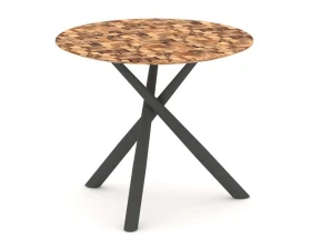 Стол переговорный круглый PR.C.SPRG-002.ME 900х900х750 Оак / Oak images