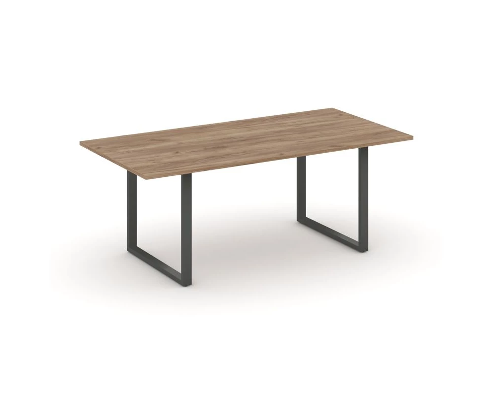 Стол переговорный на О-образном каркасе без лючка 1980x980x750 Style Project Direct