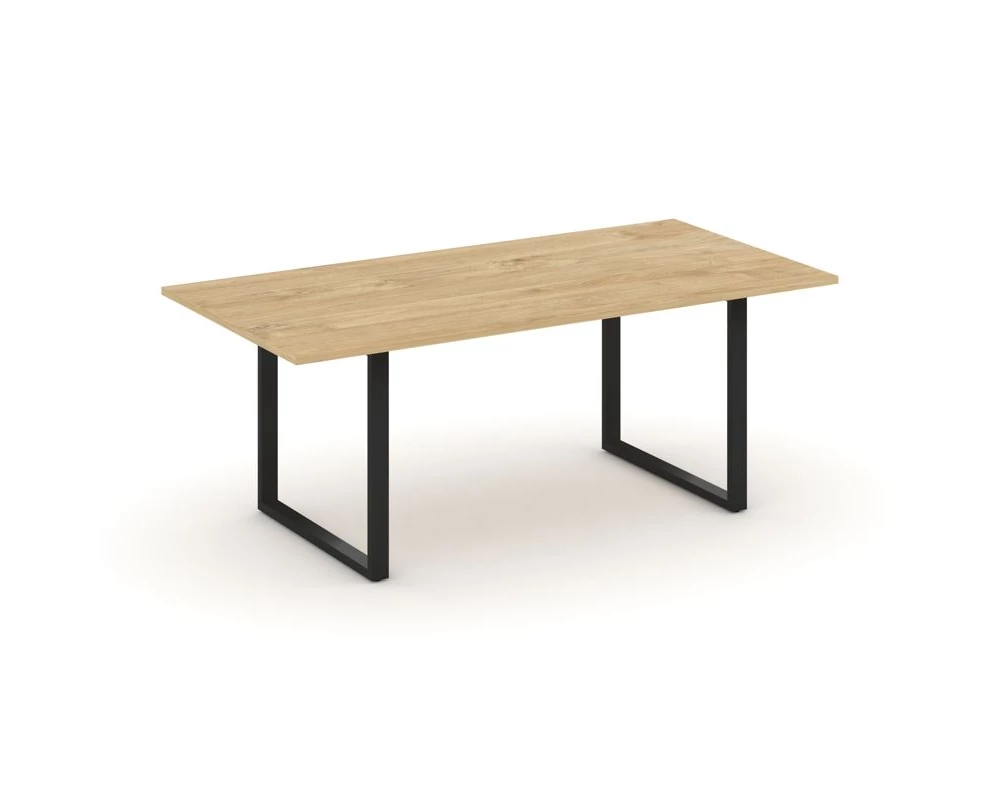 Стол переговорный на О-образном каркасе без лючка 1980x980x750 Style Project Direct