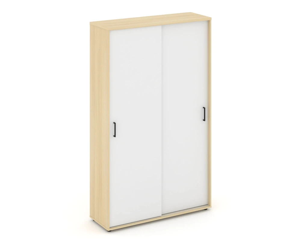 Шкаф-купе комбинир. с полками и выдвижной штангой 1200x400x1982 зад. стенка HDF Стайл Проджект / Style Project