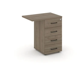 Тумба приставная с ящиками 416/700x460x750 Стайл Проджект / Style Project images