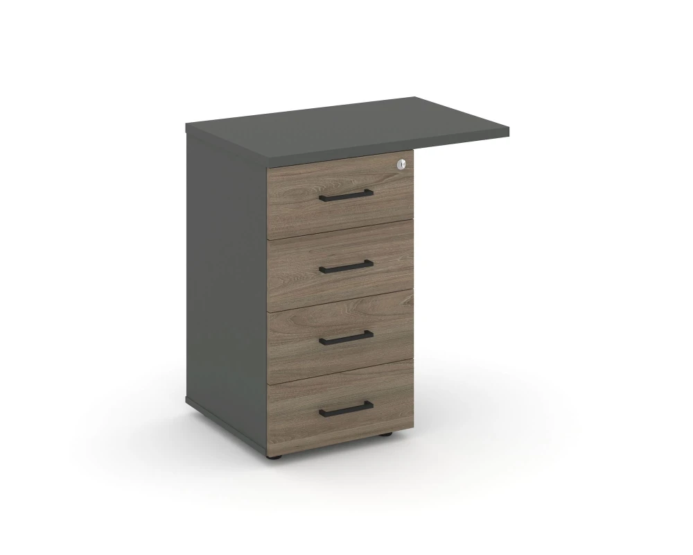 Тумба приставная с ящиками 416/700x460x750 Стайл Проджект / Style Project