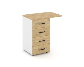 Тумба приставная с ящиками 416/700x460x750 Стайл Проджект / Style Project images