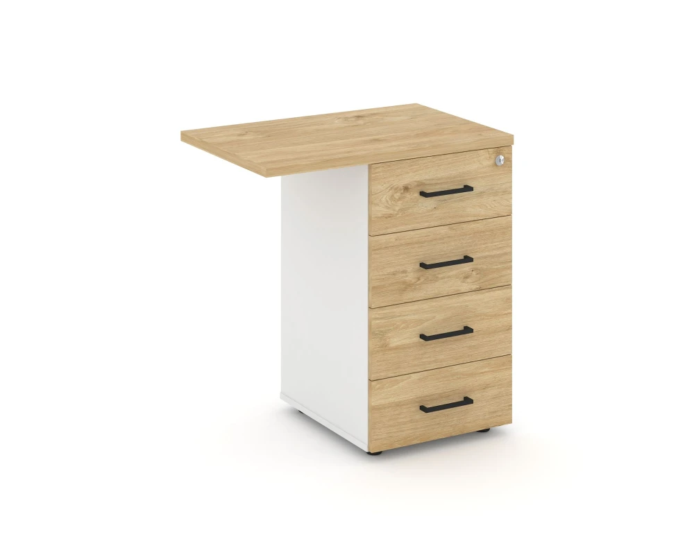 Тумба приставная с ящиками 416/700x460x750 Стайл Проджект / Style Project