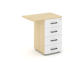 Тумба приставная с ящиками 416/700x460x750 Стайл Проджект / Style Project images