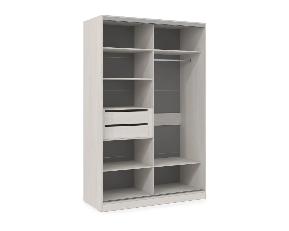 Шкаф-купе 2-дверный (1204*600*2201) ШКДЗ.12.5 КОМФОРТ / COMFORT