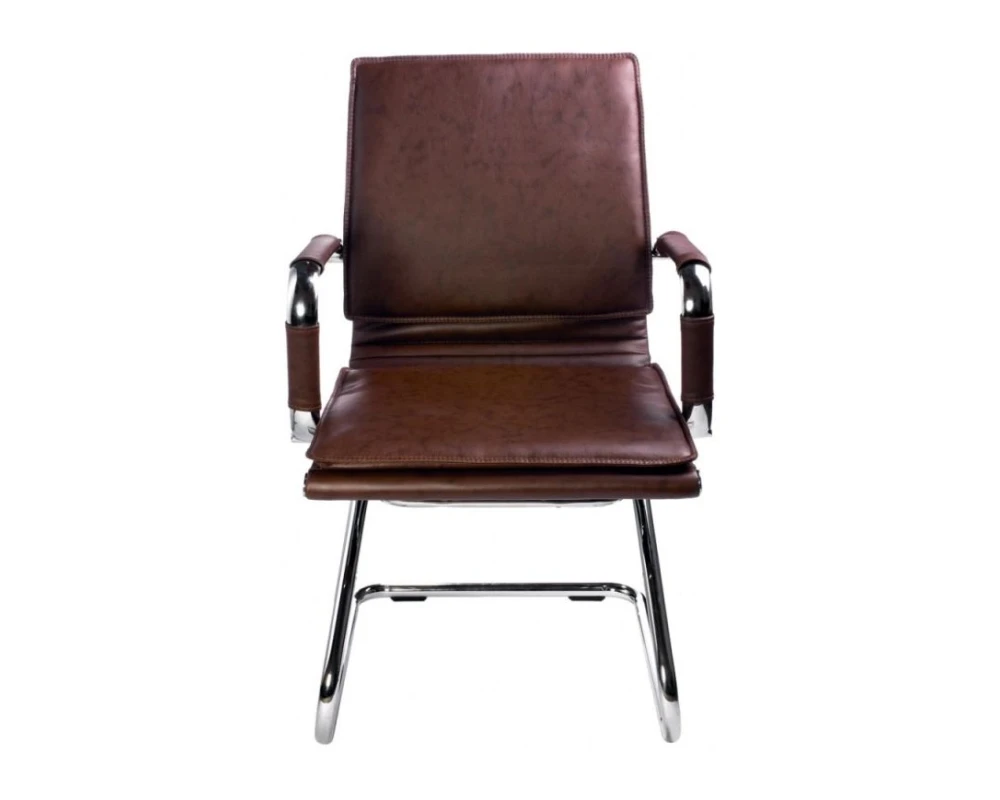 Кресло Бюрократ CH-993-LOW-V Экокожа, Коричневый