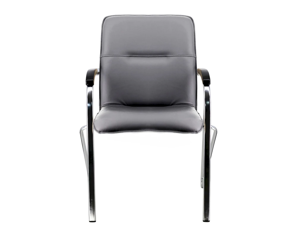 Кресло Everprof Самба Вуд СФ / Samba Wood CF Экокожа, Черный