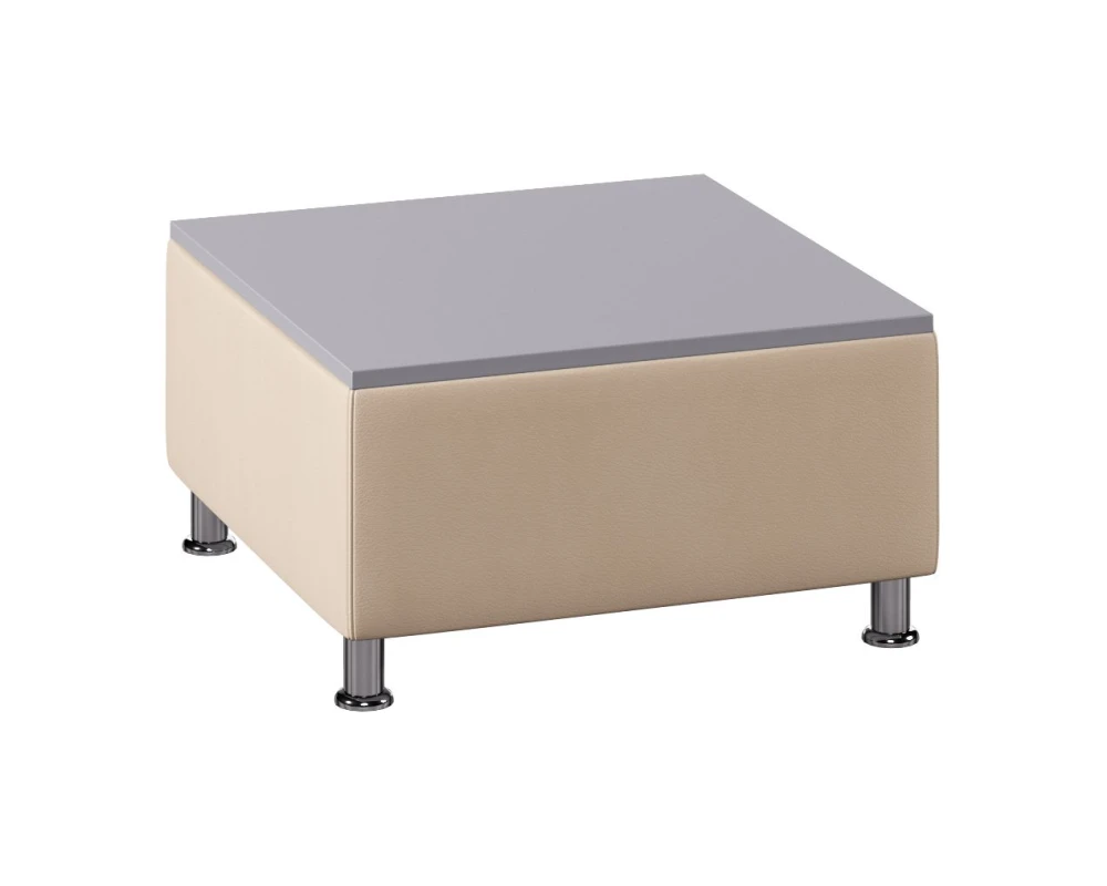 Столик Everprof Монро / Monro большой Экокожа, Бежевый